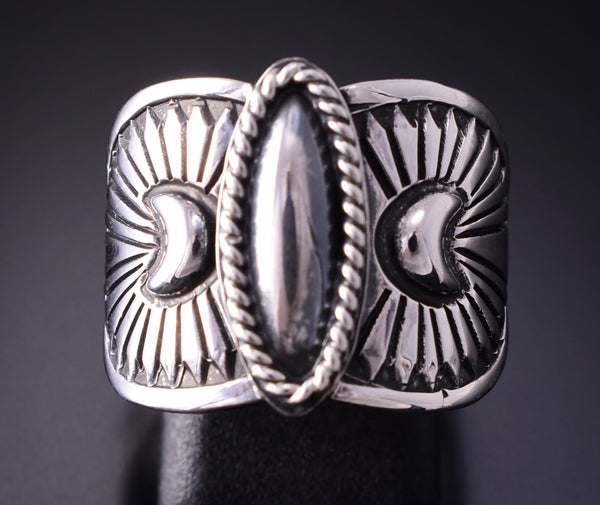 Sterling silver 2024 concho dome ring, size 11