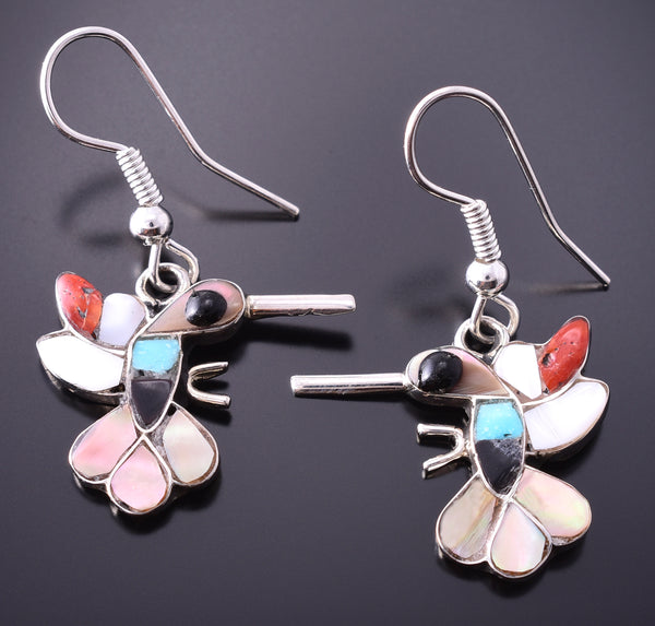 Navajo Jewelry Hummingbird Dangle Earrings, Sterling hotsell Silver Native American***