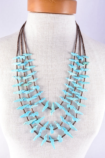 Vintage Zuni Turquoise buy Fetish animals necklace