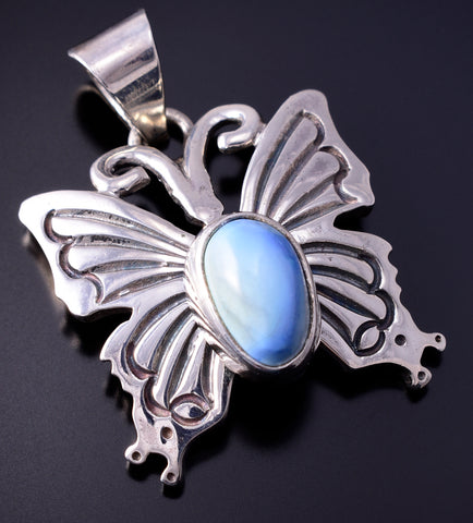 Golden Hills Turquoise Butterfly Pendant by Jane Delgarito 4L20W