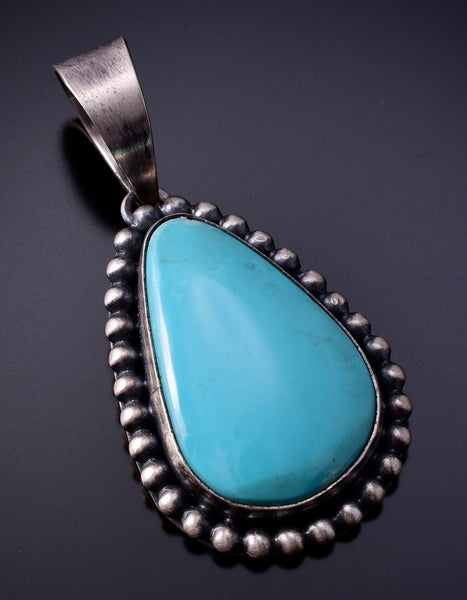 Godber Turquoise Pendant by Scott Skeets 4L25M