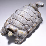 Picasso Marble Handcarved Turtle Fetish by Herbert Him 4D02L