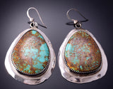 Vintage Silver & Turquoise Navajo Handmade Earrings 4E18R