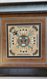 Navajo Sandpainting by Gerard Silversmith - Pollen Boy Corn Beetle Girl - 4L05Z