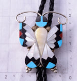 Zuni Butterfly Bolo Tie by Allison Dishta 4L26N