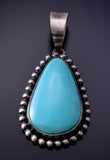 Godber Turquoise Pendant by Scott Skeets 4L25M