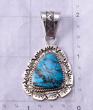 Kingman Turquoise Pendant by Gregg Yazzie 4L25L