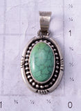 Royston Turquoise Silver Pendant by Scotts Skeets - 4L25U