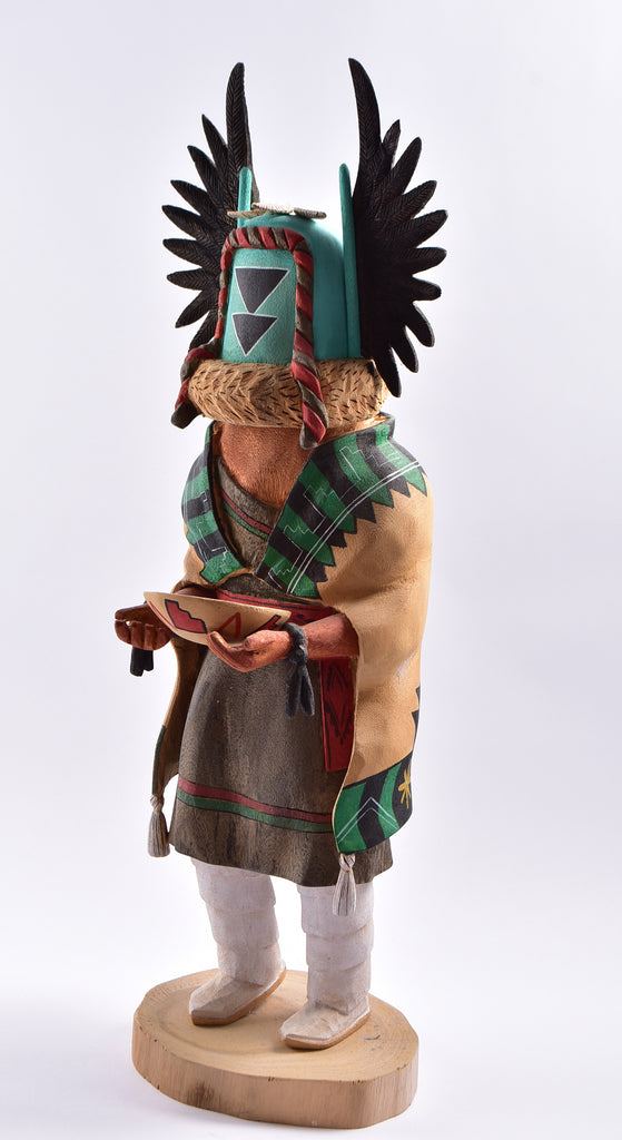 Crow Mother Hopi Kachina by Harold Nequatewa - 1K15C