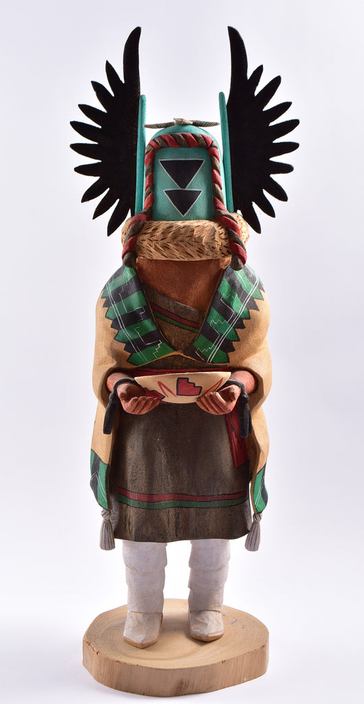 Crow Mother Hopi Kachina by Harold Nequatewa - 1K15C