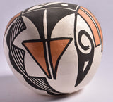 Traditional Acoma Seed Pot by D. Victorino 1K17G