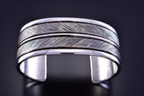 TO BE MADE - Textured Arrows Sterling Silver Bracelet By Erick Begay 2OS1H