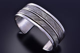 TO BE MADE - Textured Arrows Sterling Silver Bracelet By Erick Begay 2OS1H