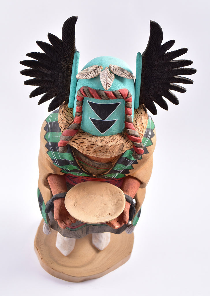 Crow Mother Hopi Kachina by Harold Nequatewa - 1K15C