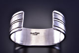 TO BE MADE - Textured Arrows Sterling Silver Bracelet By Erick Begay 2OS1H