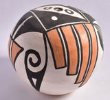 Traditional Acoma Seed Pot by D. Victorino 1K17G