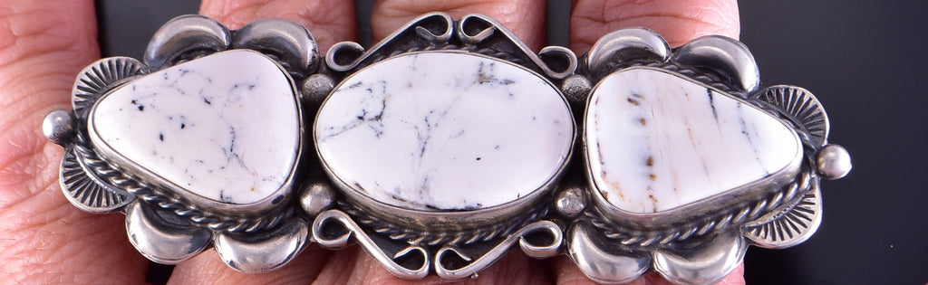 White buffalo turquoise mens on sale rings